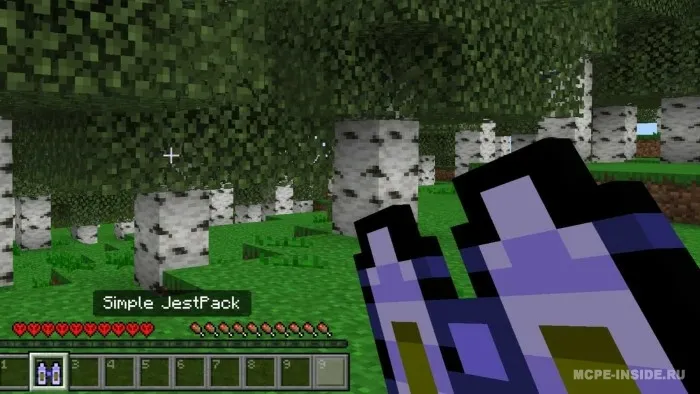 Oddiy reaktiv ryukzak — Minecraft mod, rasm 3