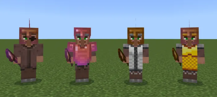 Qishloqlik-soldat — Minecraft mod, rasm 2