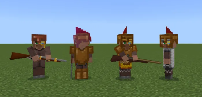 Qishloqlik-soldat — Minecraft mod, rasm 3
