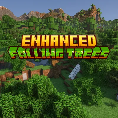 Enhanced Falling Trees — Minecraft mod, rasm 1