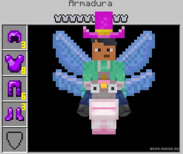 Ko'rinmas zirh — Minecraft mod, rasm 1