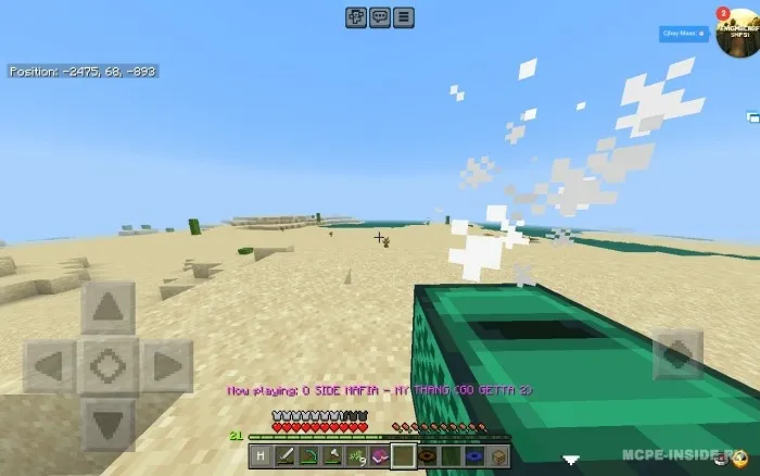 Musiqa pleyeri — Minecraft mod, rasm 1