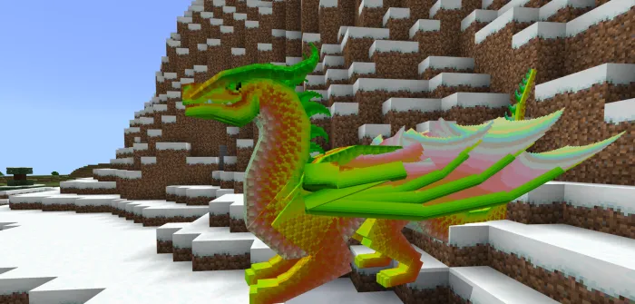 Qora olov ajdarlari — Minecraft mod, rasm 4