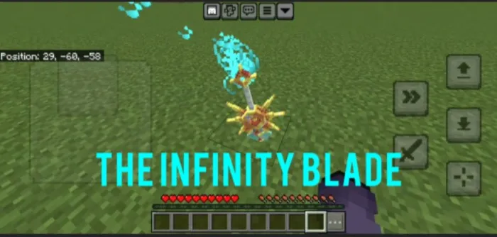 Cheksiz qilich — Minecraft mod, rasm 1