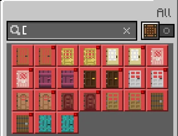 Aniqatsiyali eshiklar — Minecraft mod, rasm 1