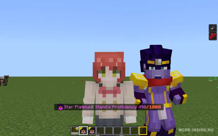 JOJO: Yangi dunyo boshlanishi — Minecraft mod, rasm 3