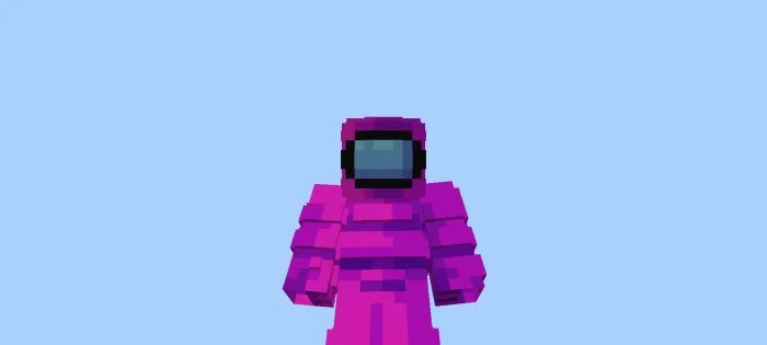 3D o'yinchi skini — Minecraft mod, rasm 1
