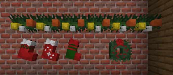 Yangi yil bezaklari — Minecraft mod, rasm 2