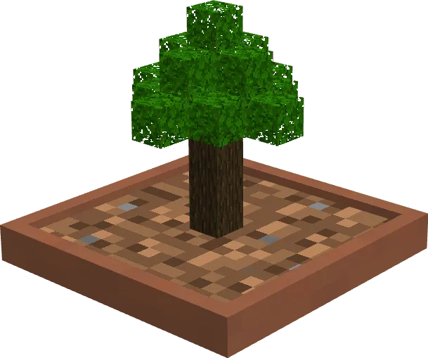 Bonsai daraxti — Minecraft mod, rasm 4