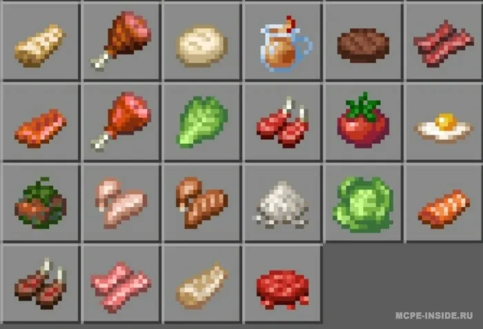 Oziq-ovqat yangilanishi — Minecraft mod, rasm 3