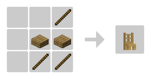 Yog'och stullar — Minecraft mod, rasm 2