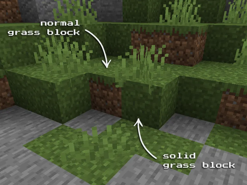 Solid Grass Block — Minecraft mod, rasm 2