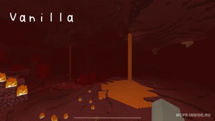Netherda yaxshilangan ko'rinish — Minecraft mod, rasm 1