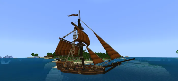 Pirat kemalari — Minecraft mod, rasm 3