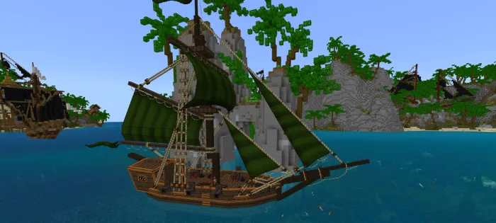 Pirat kemalari — Minecraft mod, rasm 4