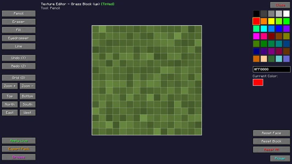 Live Texture Editor — Minecraft mod, rasm 2