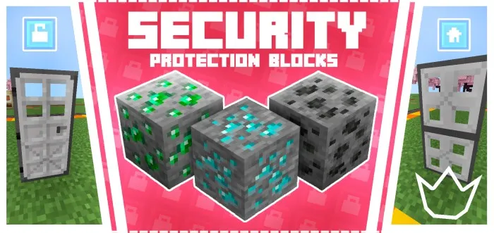 Himoya bloklari — Minecraft mod, rasm 1