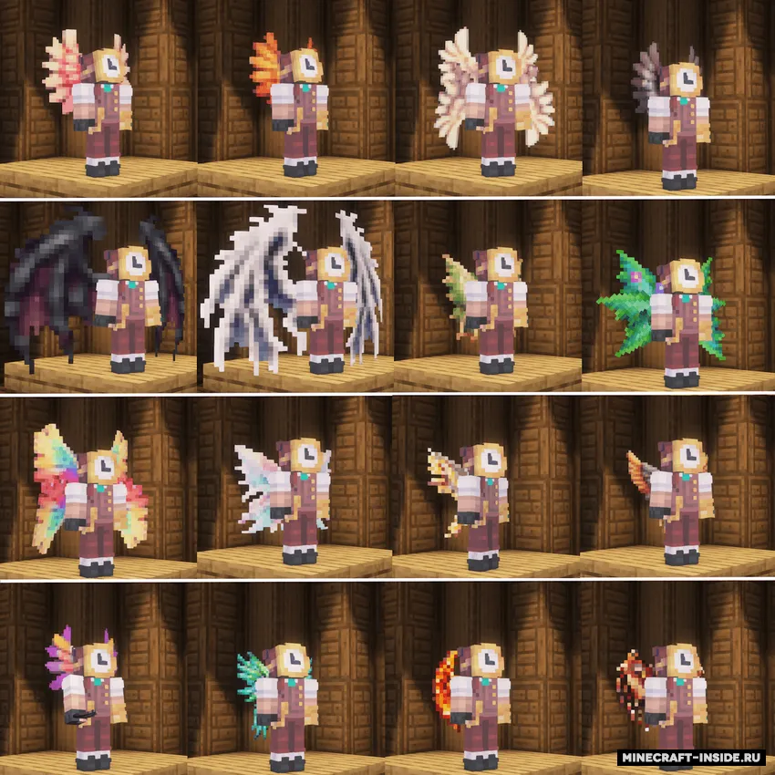 Feur Elytra Wings — Minecraft mod, rasm 2