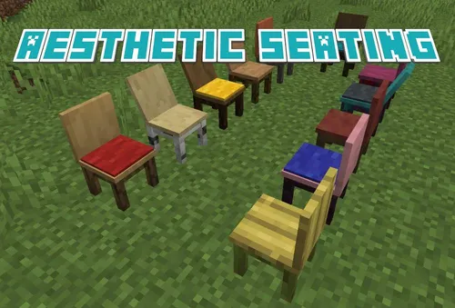 Aesthetic Seating — Minecraft mod, rasm 1