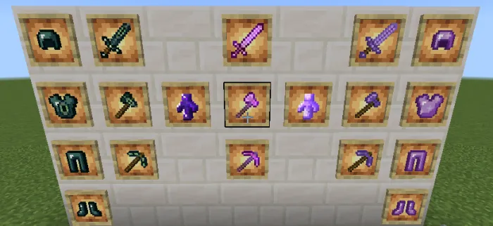 Ko'proq vanilli qurollar — Minecraft mod, rasm 1