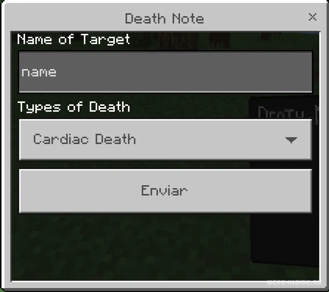 Death Note — Minecraft mod, rasm 2