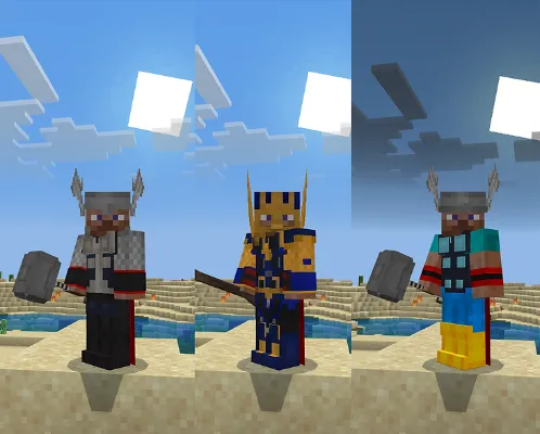 Thor — Minecraft mod, rasm 1