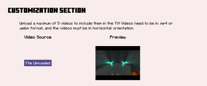 Ishlaydigan TV — Minecraft mod, rasm 2