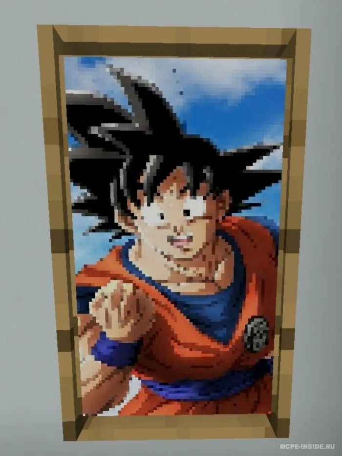 Goku rasmlari — Minecraft mod, rasm 1