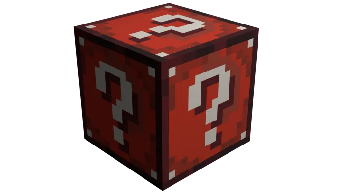 Olovli lucky block — Minecraft mod, rasm 1