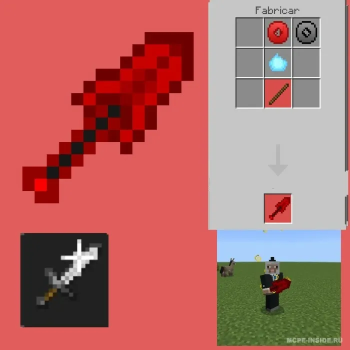Runli qurollar — Minecraft mod, rasm 3