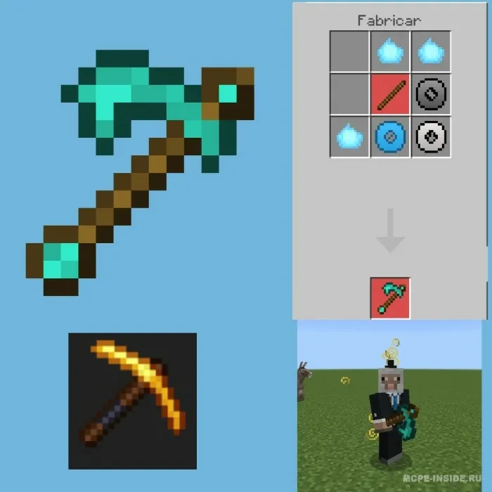Runli qurollar — Minecraft mod, rasm 4
