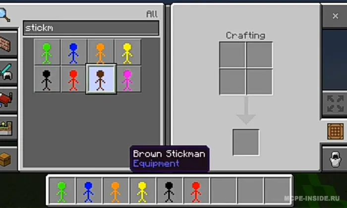 Stickman'ga aylanish — Minecraft mod, rasm 4
