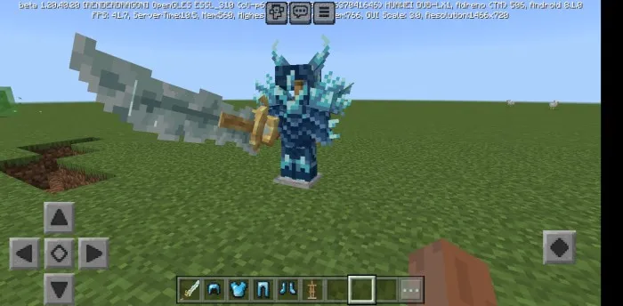 Muzli ziroh va qilich — Minecraft mod, rasm 1