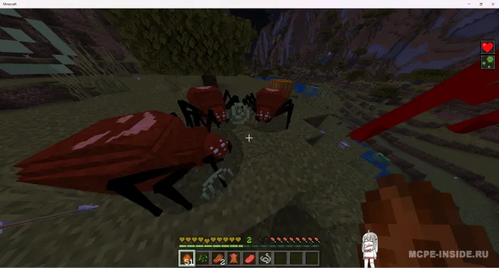 Qovoq o'rgimchak — Minecraft mod, rasm 4
