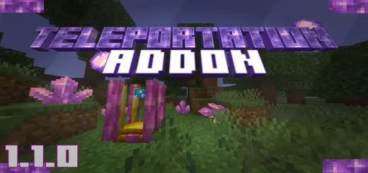 Teleportatsiya — Minecraft mod, rasm 1