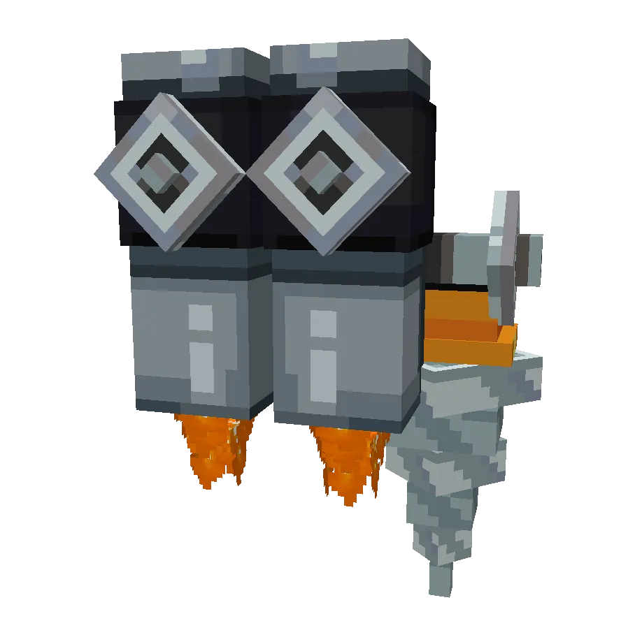 Drel-ryukzak — Minecraft mod, rasm 1