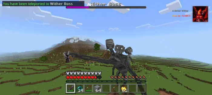 Yaxshilangan Wither — Minecraft mod, rasm 2
