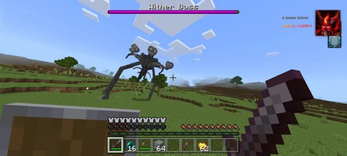 Yaxshilangan Wither — Minecraft mod, rasm 3