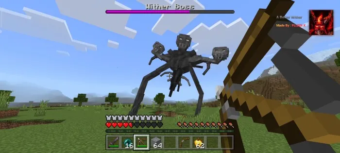 Yaxshilangan Wither — Minecraft mod, rasm 4