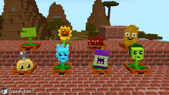 Plants vs. Zombies Classic — Minecraft mod, rasm 1