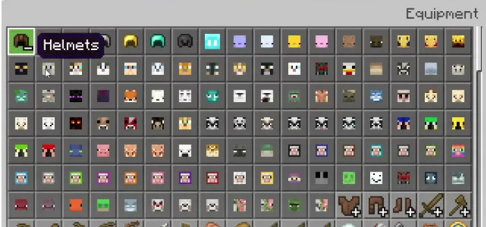 Moblar kallalari — Minecraft mod, rasm 1