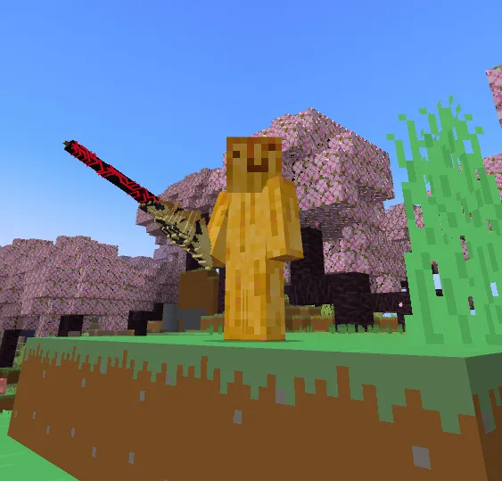 O'lim xudosi boltasi — Minecraft mod, rasm 2