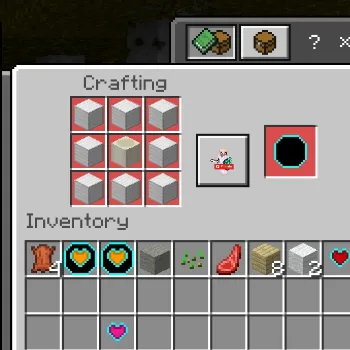 Juda ko'p yuraklar — Minecraft mod, rasm 1