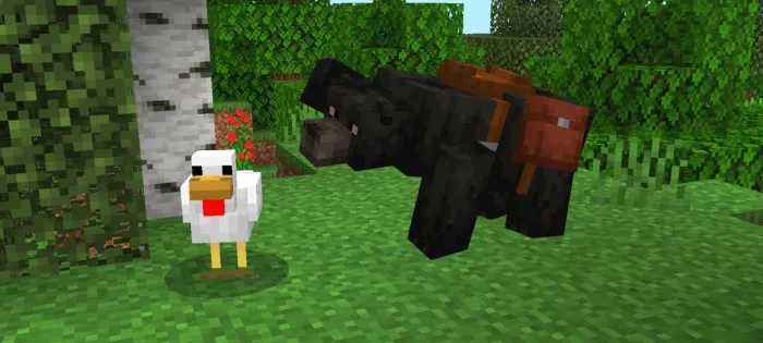 Vanilla hayvonlar — Minecraft mod, rasm 1