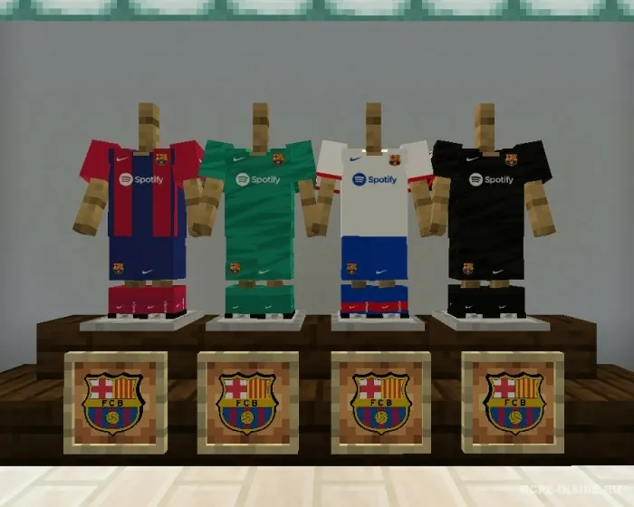 Yevropa futbol formasi — Minecraft mod, rasm 1
