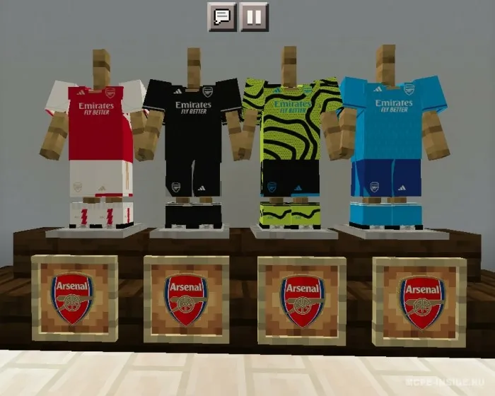 Yevropa futbol formasi — Minecraft mod, rasm 2