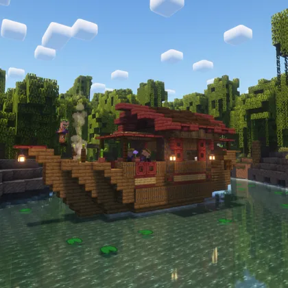 Swamp Boat — Minecraft mod, rasm 1