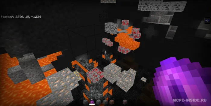 Rudalarni yoritish — Minecraft mod, rasm 1