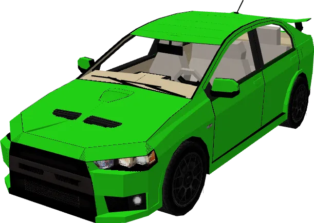 Mitsubishi Lancer Evo X — Minecraft mod, rasm 3