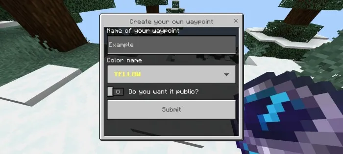 Yo'l nuqtalari — Minecraft mod, rasm 2